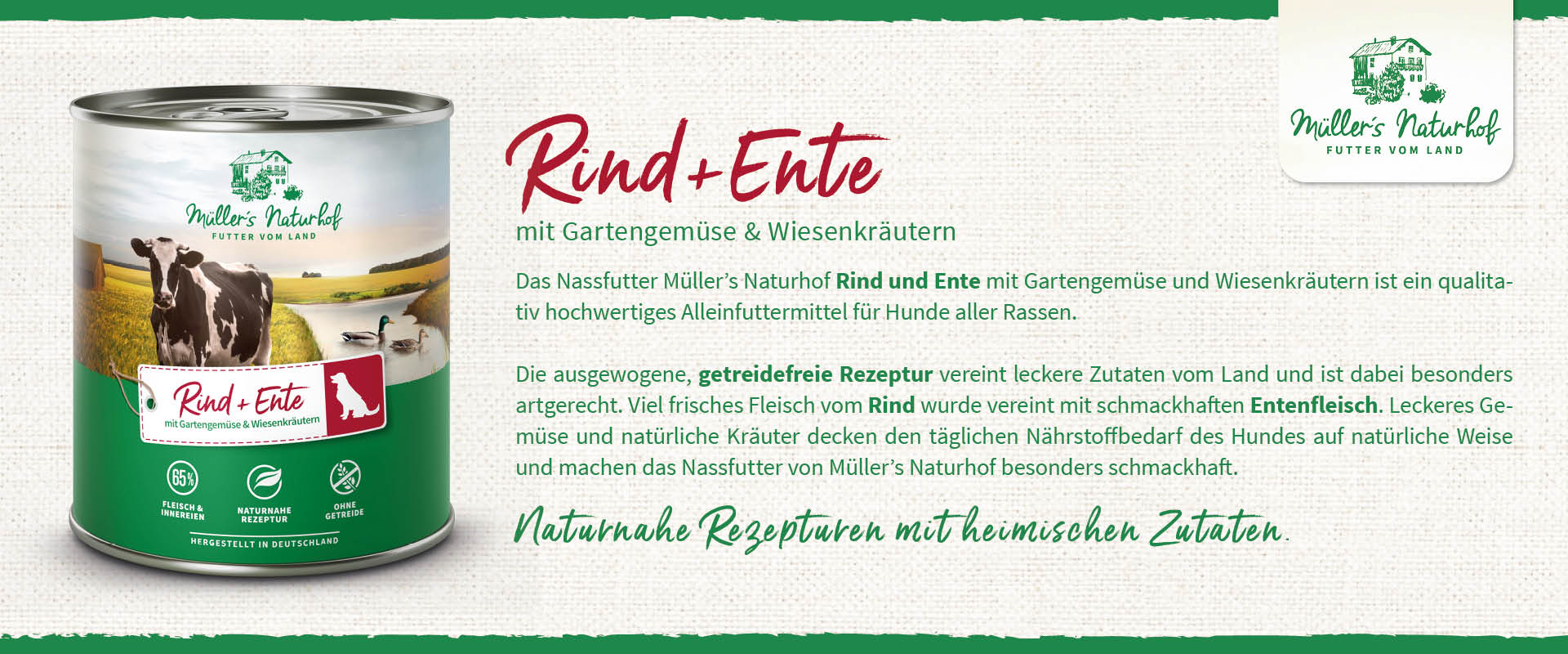 Müller’s Naturhof Rind und Ente