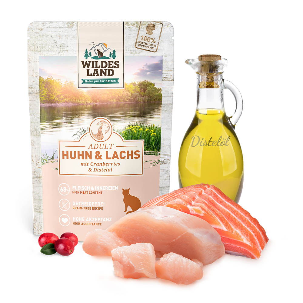 Wildes Land Classic Adult Nassfutter Huhn und Lachs