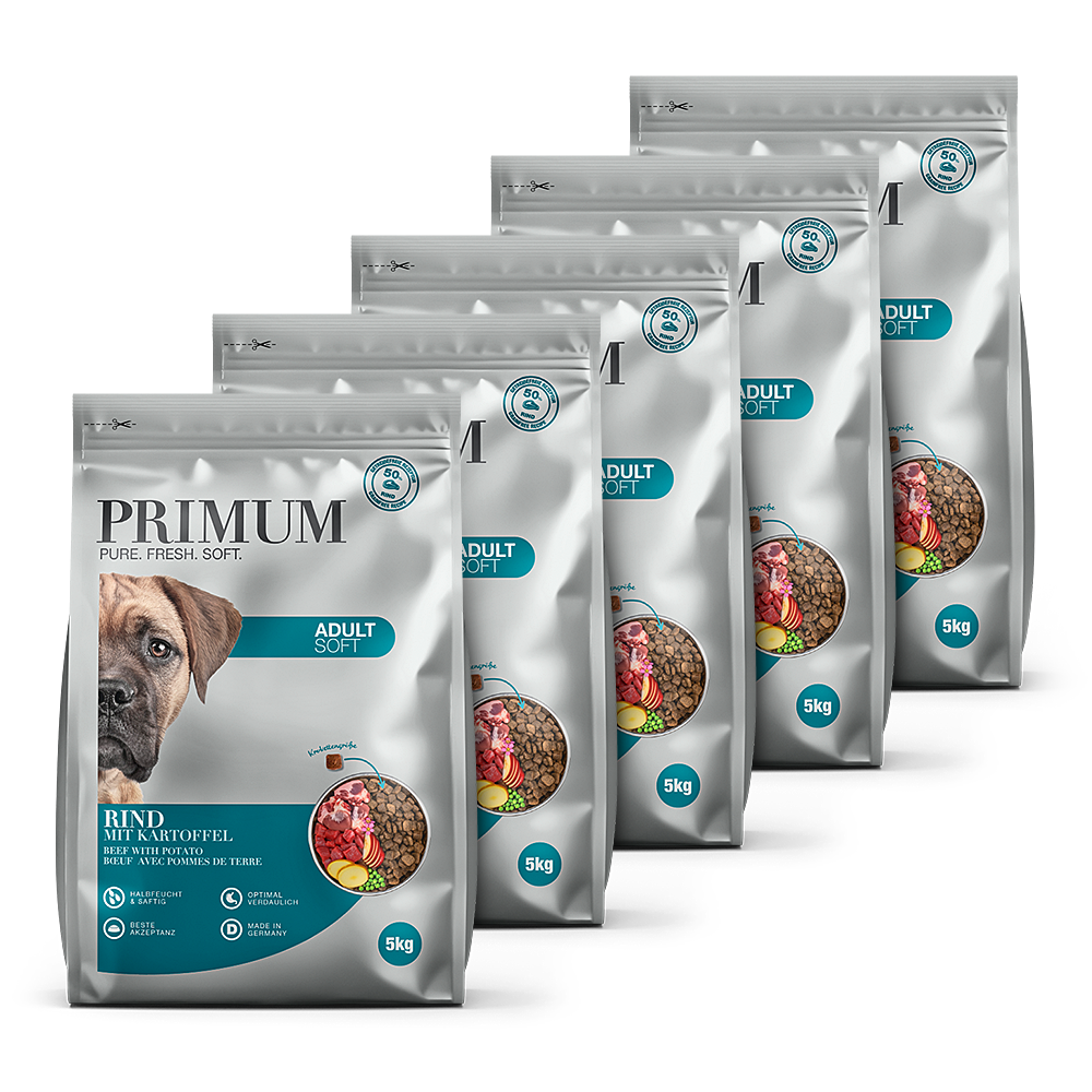 PRIMUM Hundefutter 5 x 5kg Paket