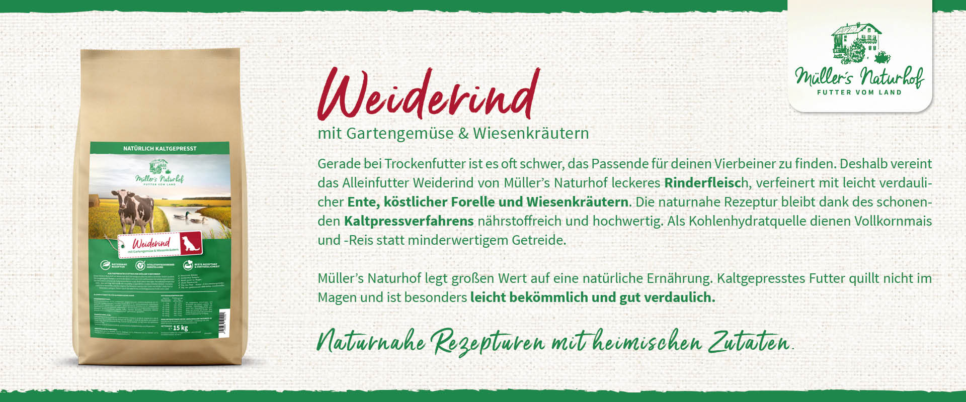 Müller’s Naturhof Traditionell Weiderind