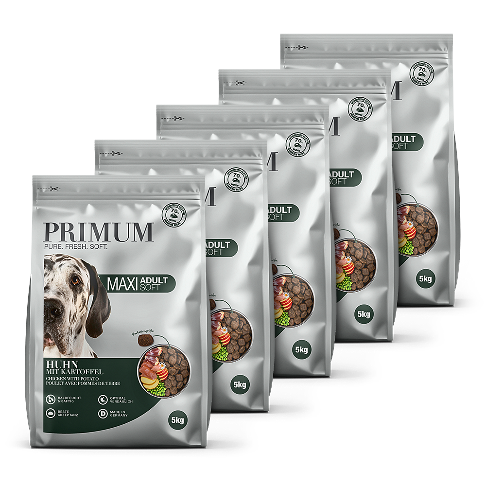 PRIMUM Hundefutter 5 x 5kg Paket